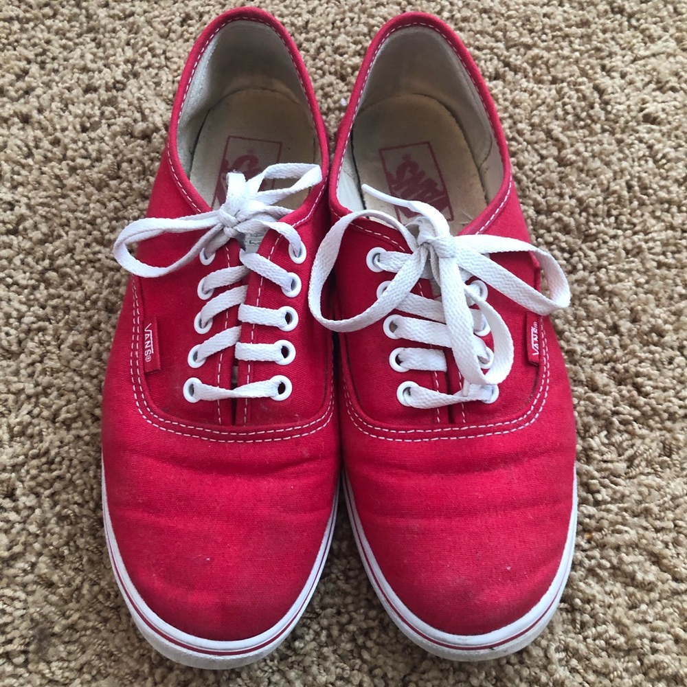 Red classic vans
